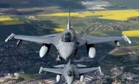 В Польше разбился истребитель F-16 (видео)