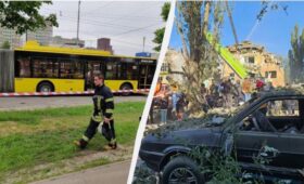 В Киеве изменено движение транспорта и перекрыты улицы после ночной атаки россиян