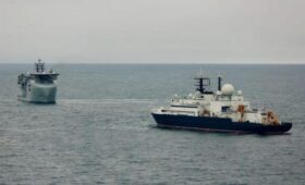 Российский корабль-разведчик следит за подводными кабелями Европы, — FT