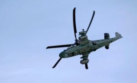 В России разбился военный вертолет Ка-52 с экипажем