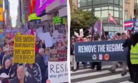 В США – массовые протесты против политики Трампа (видео)