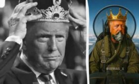 Протесты в США: Трамп показался в образе короля, Вэнс поддержал «тренд» (видео)