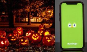 На Хэллоуин тысячи людей оделись в костюм совы Duolingo: в чем ее особенность