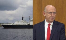 Возле территориальных вод Британии заметили корабль-шпион РФ: Хили обратился к Путину