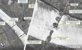 Спутниковые снимки впервые показали новый мост между Россией и Северной Кореей