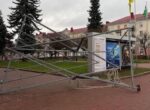 В Чернигове задержан вандал, который повалил Ханукию