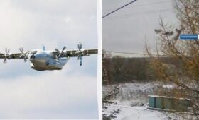 Развалился в воздухе: появились кадры крушения Ан-22 в России (видео)