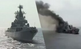 В РФ случайно признали подтопление крейсера «Москва», но впоследствии удалили заявление, — CNN