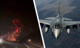 В Турции разбился F-16: пилот погиб (видео)