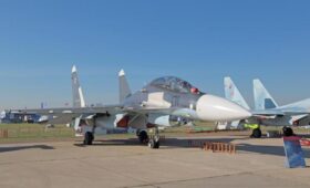 В Казахстане разбился истребитель Су-30СМ