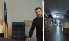 Годовщина полномасштабного вторжения: Зеленский впервые показал свой кабинет в бункере