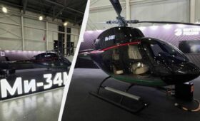 Черный вертолет в «Крокусе»: Россия впервые представила «новый» Ми-34М1 (видео)