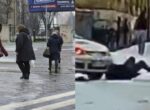 Родился в рубашке: во Львове мужчина поскользнулся и попал под колеса автомобиля