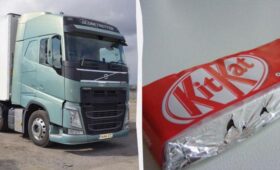 Преступление года: в Европе угнали грузовик с 12 тоннами шоколада