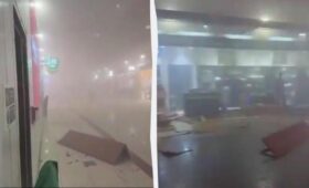 Иранский дрон попал в международный аэропорт Дубая, есть пострадавшие (видео)