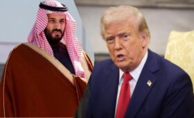 «Он не думал, что будет целовать меня в задницу»: Трамп о принце Саудовской Аравии