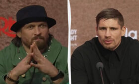 «Снесу ему голову»: Усик и Верхувен дали пресс-конференцию перед боем