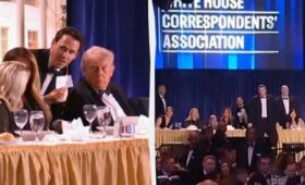 На торжественном ужине Трампа со СМИ произошла стрельба: детали