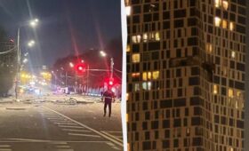 В Москве прозвучали взрывы: обломки ударного дрона FP-1 упали в 6 км от Кремля
