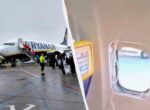 Ужас на высоте 6000 метров: пассажира Ryanair едва не вытянуло через иллюминатор (видео)