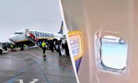 Ужас на высоте 6000 метров: пассажира Ryanair едва не вытянуло через иллюминатор (видео)