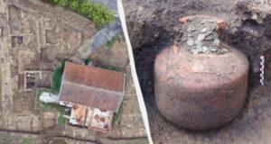 Богатый клад с монетами времен Римской империи нашли во время раскопок во Франции