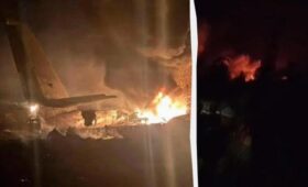 В России разбился Ту-95 с военными на борту: почти весь экипаж погиб