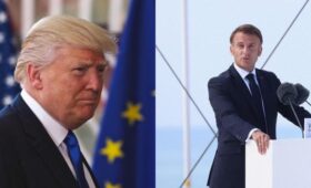 Макрон в прощальной речи в ООН обрушился с критикой на Трампа