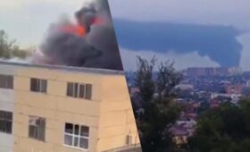 В Ростове произошёл крупный пожар на территории завода «Аксайкардандеталь», – СМИ